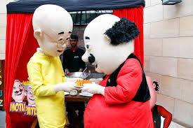 Motu patlu clown game activity rent in Jorhat